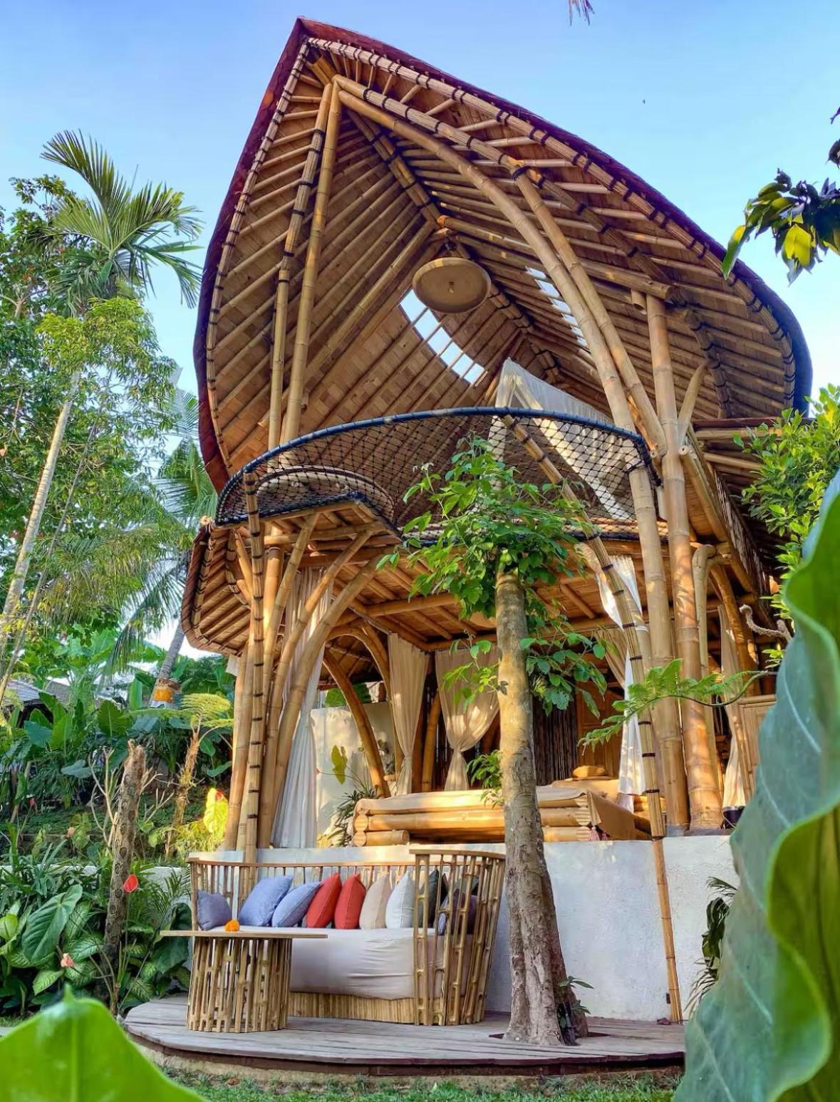 Wahem Eco Bamboo - Magical Bamboo House Ubud Baliヴィラ エクステリア 写真