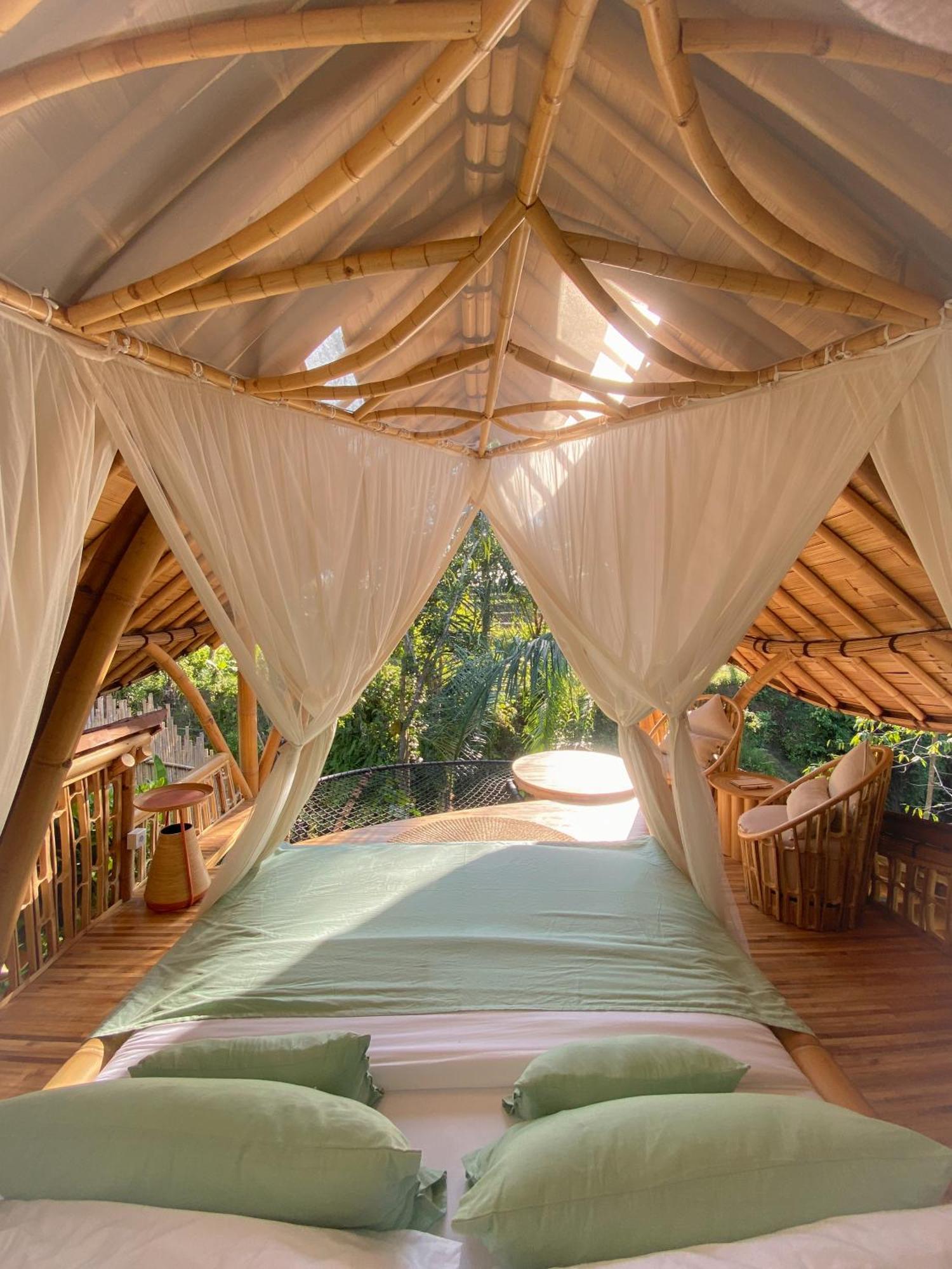 Wahem Eco Bamboo - Magical Bamboo House Ubud Baliヴィラ エクステリア 写真