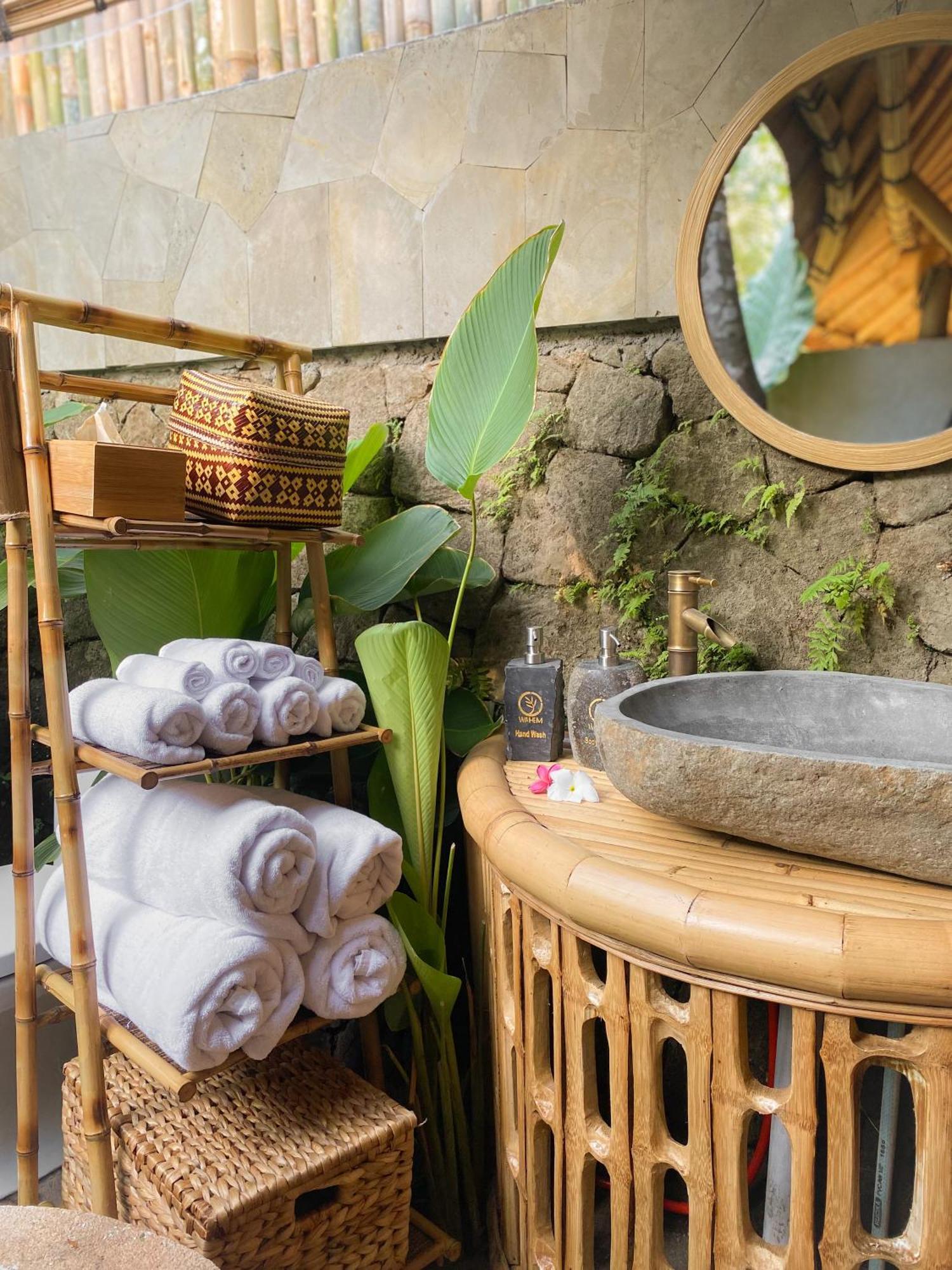 Wahem Eco Bamboo - Magical Bamboo House Ubud Baliヴィラ エクステリア 写真