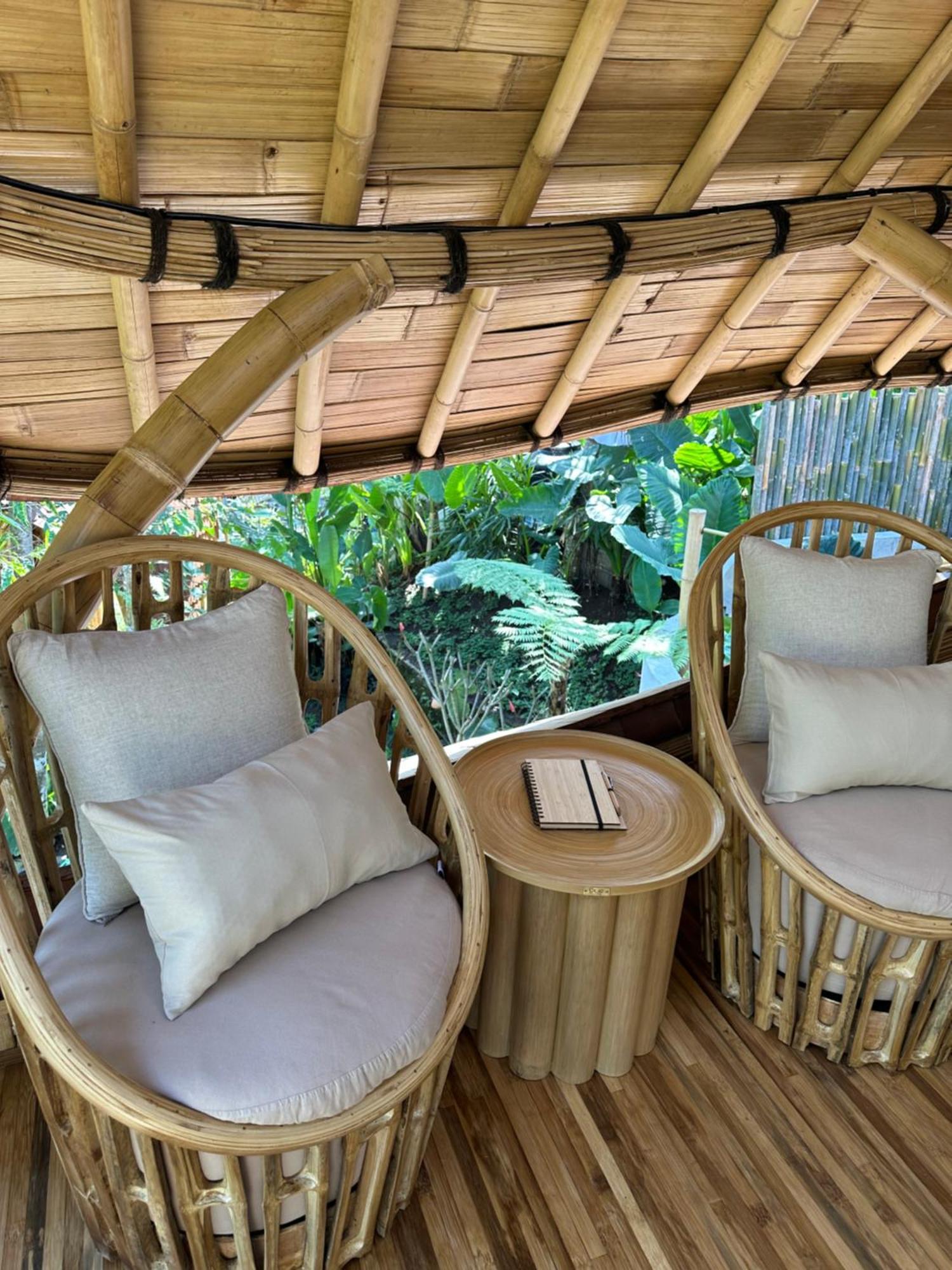 Wahem Eco Bamboo - Magical Bamboo House Ubud Baliヴィラ エクステリア 写真