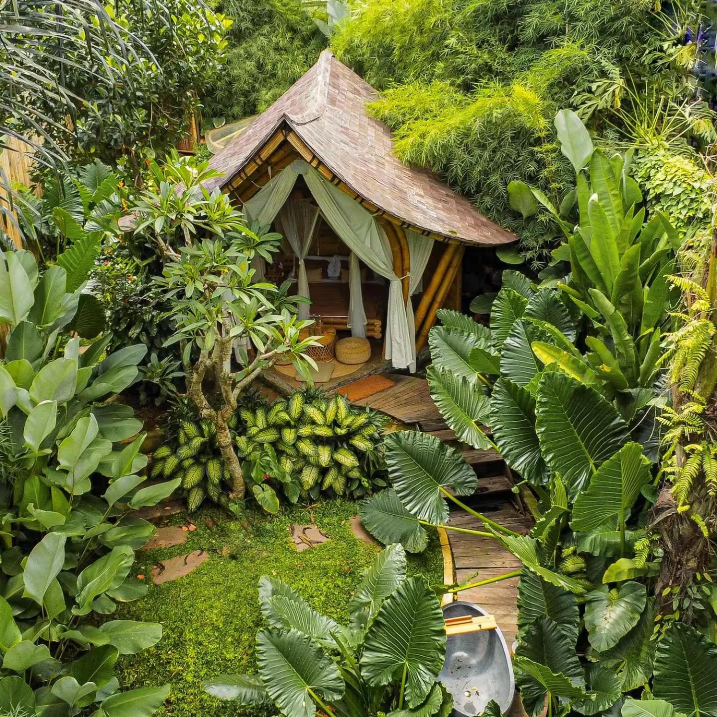 Wahem Eco Bamboo - Magical Bamboo House Ubud Baliヴィラ エクステリア 写真