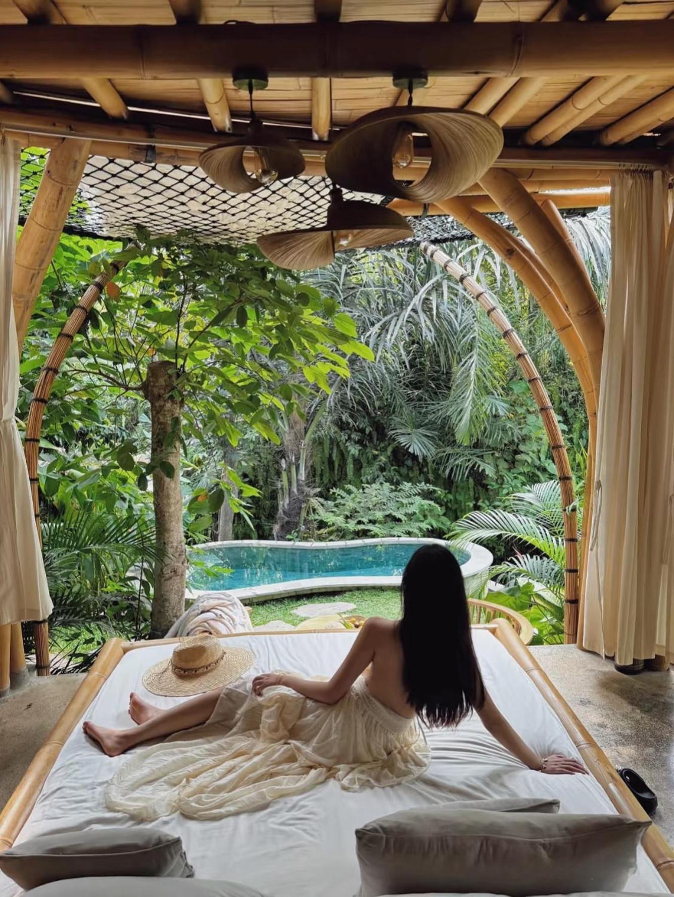 Wahem Eco Bamboo - Magical Bamboo House Ubud Baliヴィラ エクステリア 写真